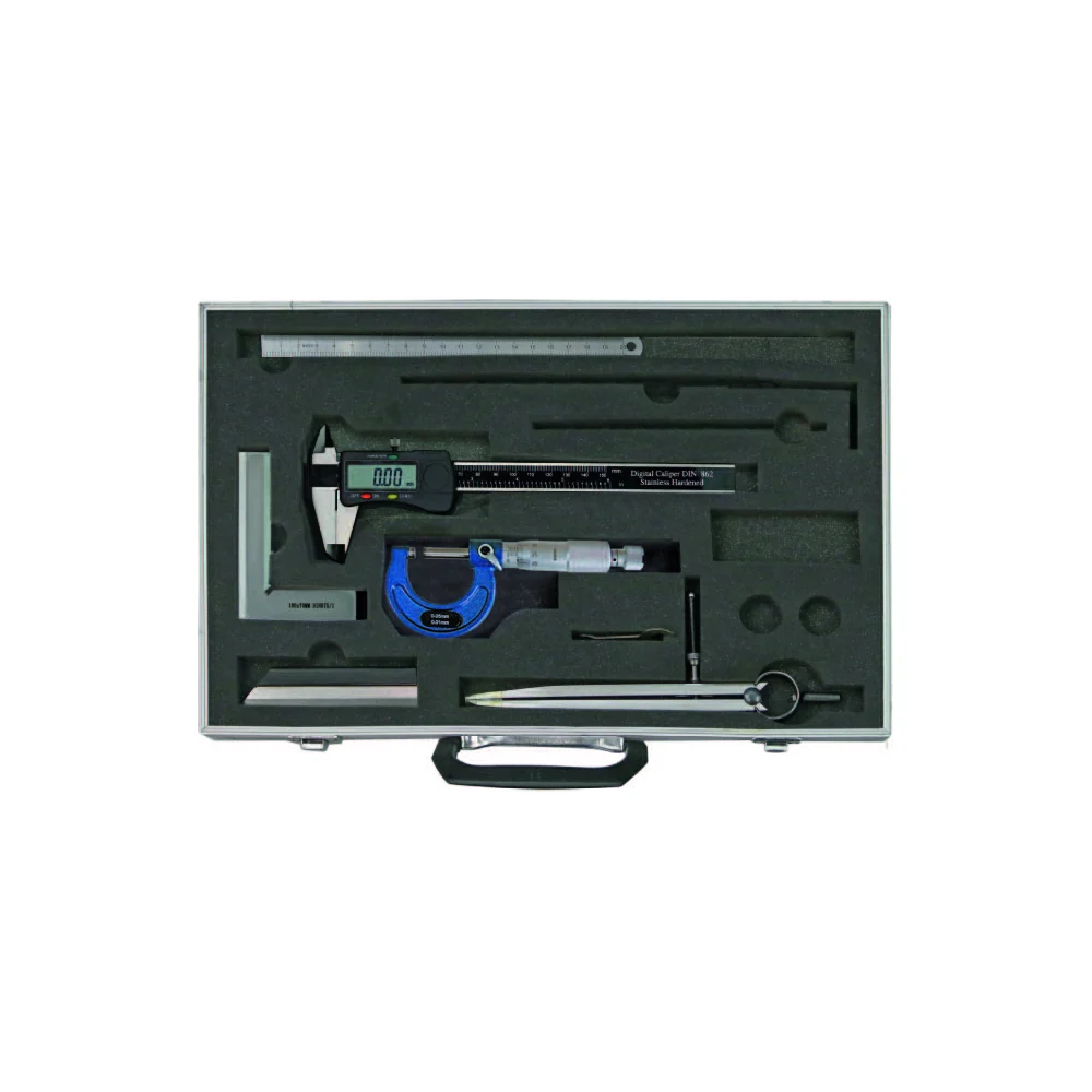 Measuring Tool Set, 6 Pcs/Set, In Solid Aluminum Case ve İlgili Modeller