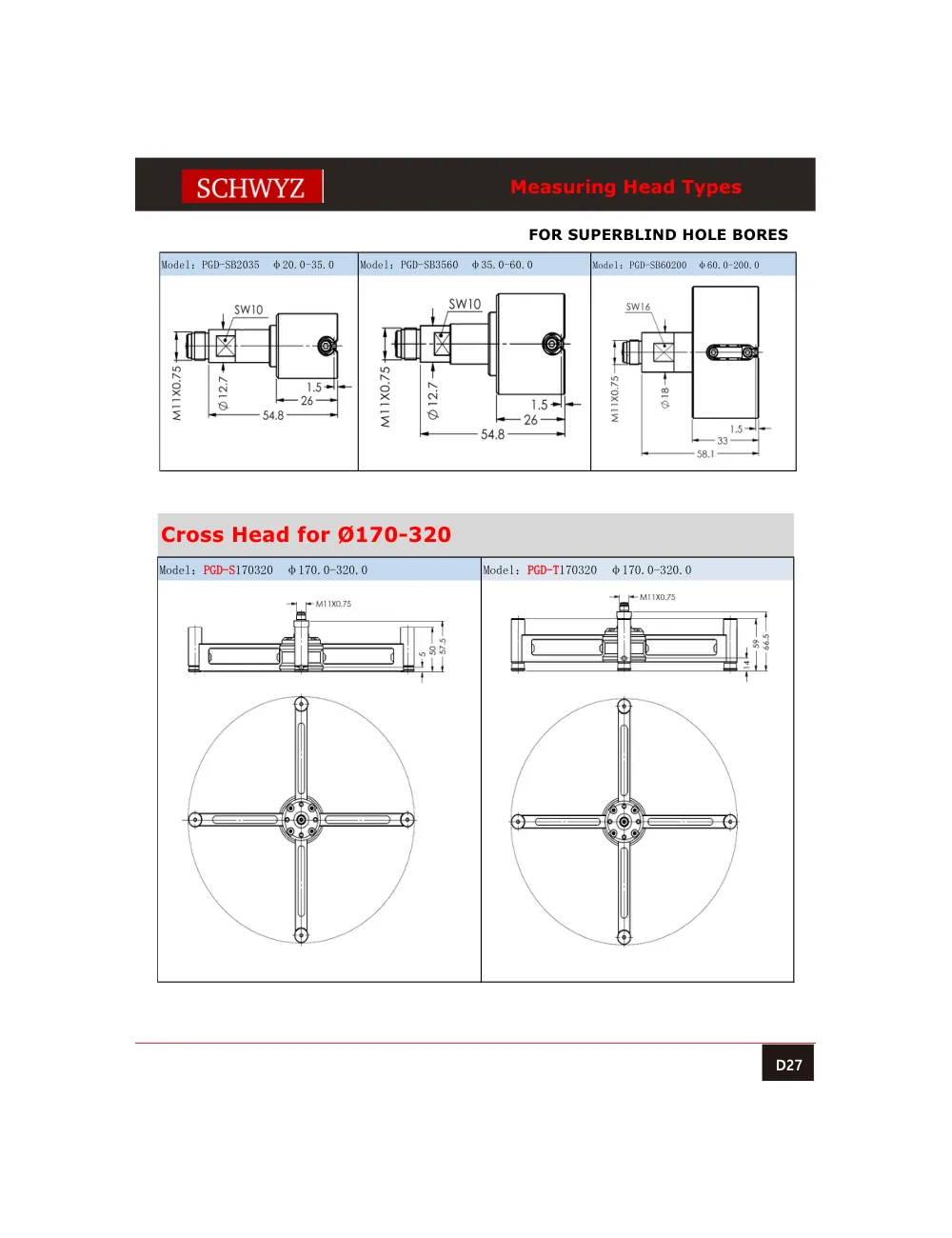 schwyz kom 28 measuring head types teknik katalog sayfası